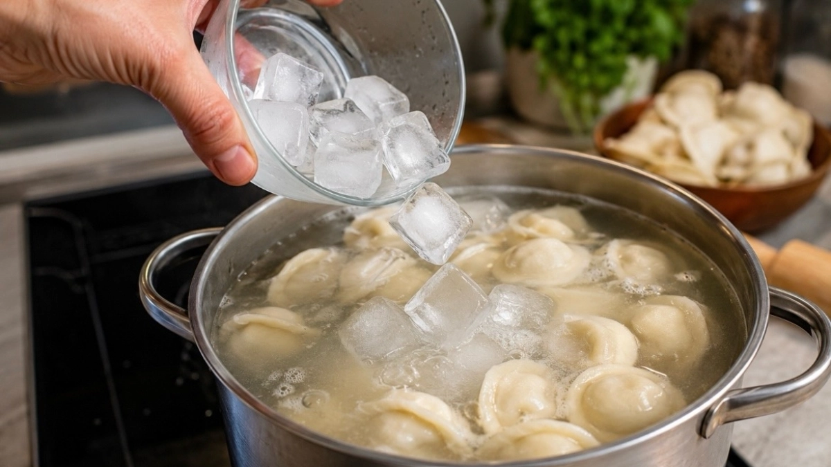 Не в холодную воду, не в кипяток, а со льдом: только так получаются вкуснейшие пельмени — и тесто не ползет