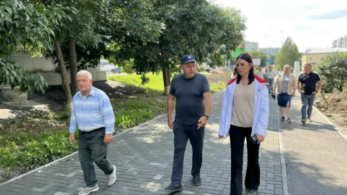 Благоустройство улицы Весенней в Киселевске завершат в октябре