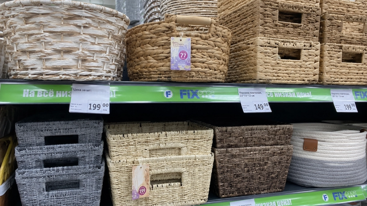 Плетеные корзинки из Fix Price за 299 рублей беру сразу по несколько: дома и на даче выглядят как дорогой декор