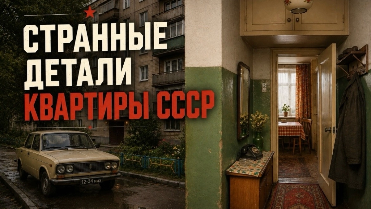 Красили до половины стены, а холодильник прятали под окном: 7 странностей квартир СССР