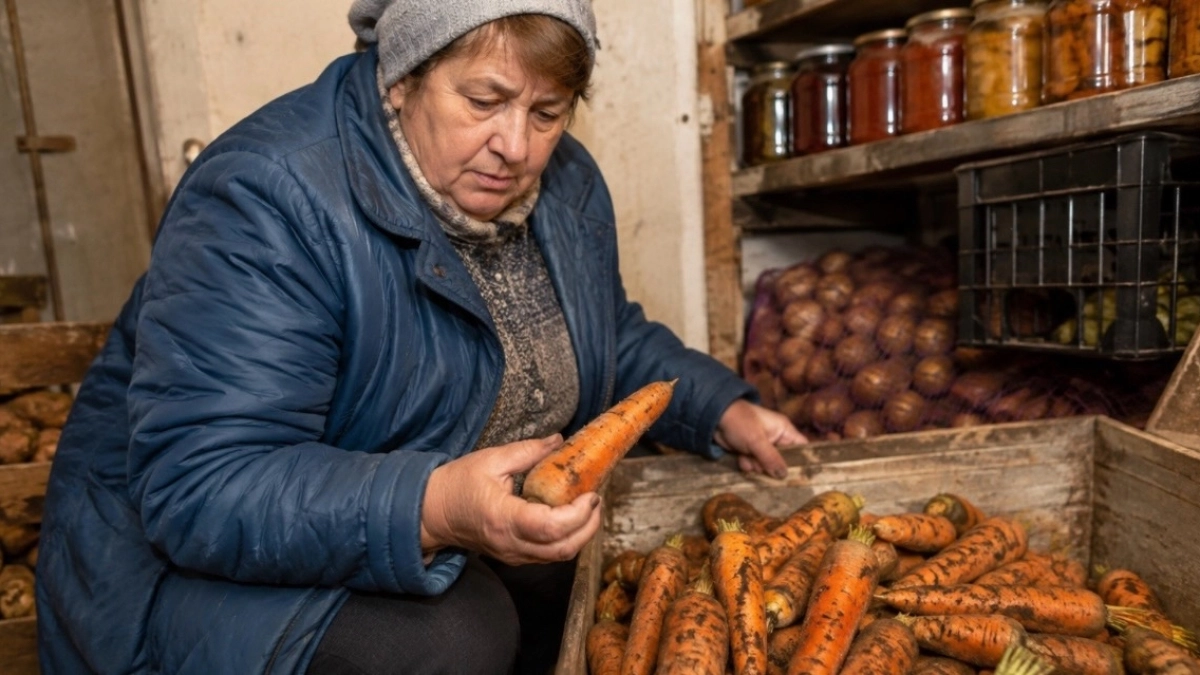 Морковь не лежала долго, хорошо подсказала старая работница колхоза — теперь проблем не знаю