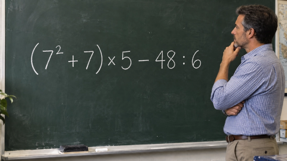 Проверьте, помните ли порядок действий: решите в уме (8² + 8) × 4 − 54 : 6