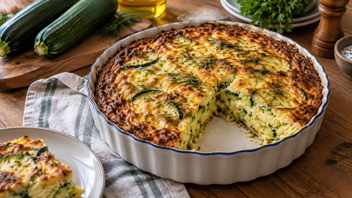 Не оладьи и не пицца: из кабачков готовлю быстрый пирог — вкусно и горячим, и холодным 