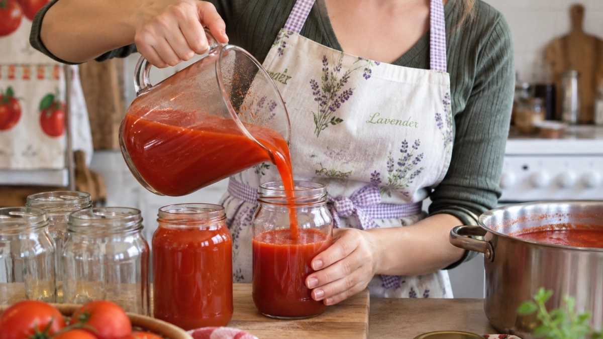 Закрываю по 50 банок — и всё равно не хватает: вкуснейший томатный сок на зиму — и пить приятно, и в борщ отлично