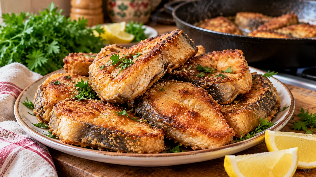 Дешевую речную рыбу нарезаю кусками и мариную в лимонном соке 10 минут: пошаговый рецепт для хрустящей корочки