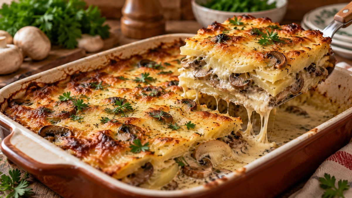 Проще гратена, вкуснее обычного пюре: картофельная запеканка, которую не стыдно поставить на праздничный стол 