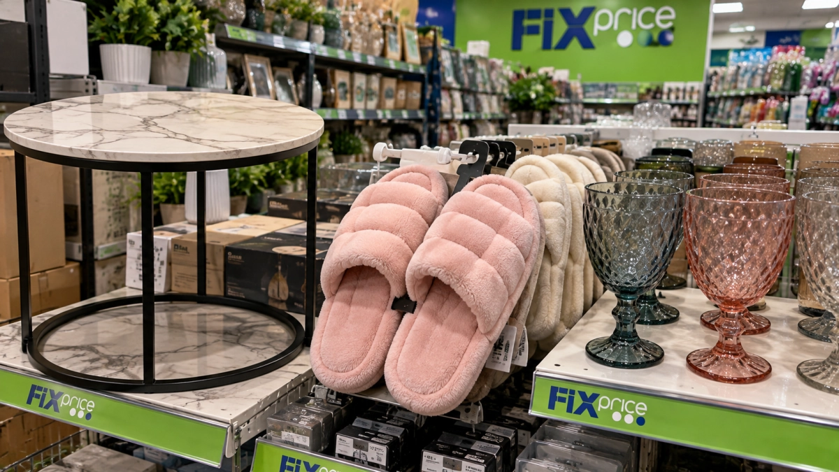В Fix Price разбирают «мраморные» столики, «зефирные» тапочки и «уличные» бокалы: 3 находки, которые выглядят дороже своей цены. 