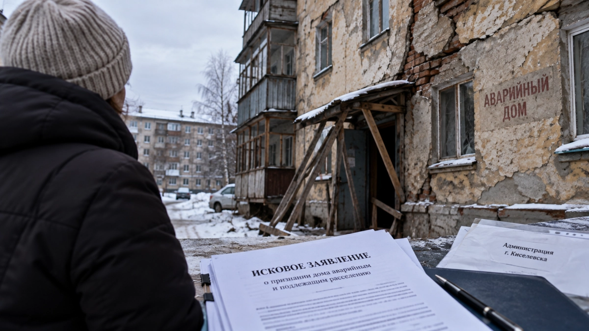 Дом рушится, сроки сдвигаются: как в Киселевске расселяют аварийное жилье